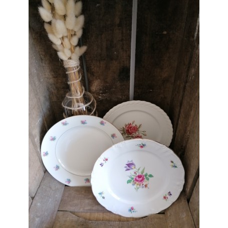 Assiette vintage dessert