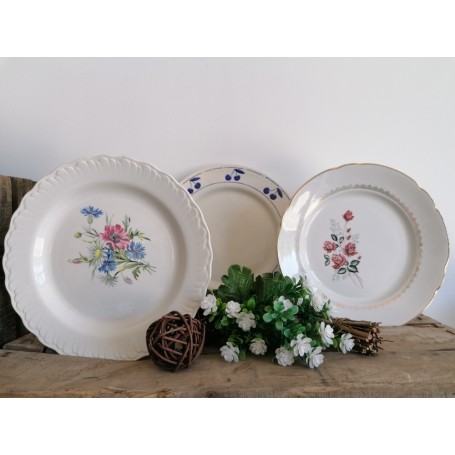 Assiette plate vintage