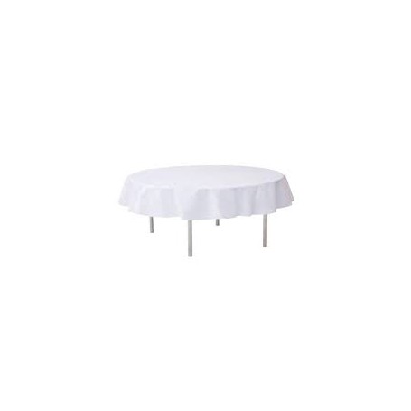 Nappe ronde Celisoft blanche 240cm